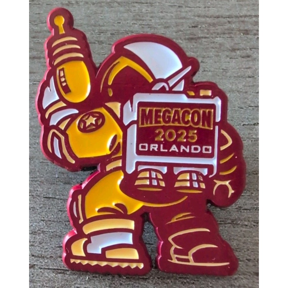 Megacon Fan Expo 2025 Rocket Man Space Sci fi astronaut Exclusive Pin New